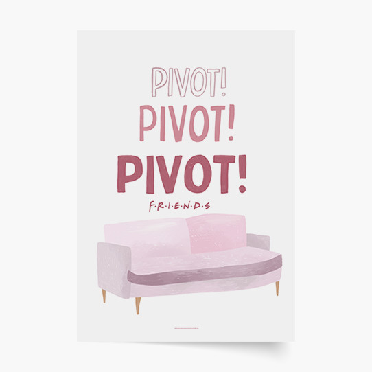 Plakat PIVOT Friends / Przyjaciele