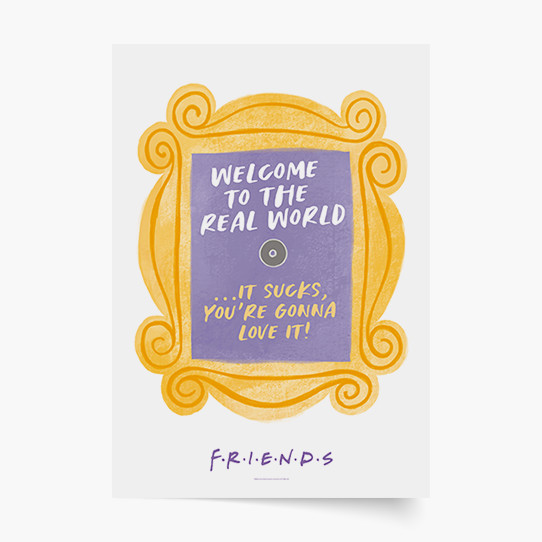 Plakat WELCOME Friends / Przyjaciele